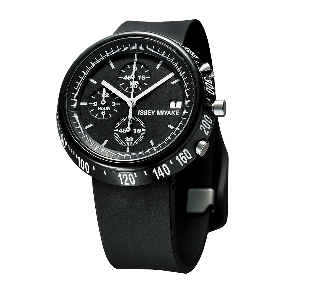 Issey Miyake - Issey Miyake Trapezoid Black Watch, Steel | Gessato