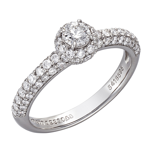 プラチナ ダイヤモンド リング 0.20カラット | 高品質 金・プラチナ