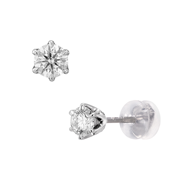 プラチナ ダイヤモンド ピアス 合計約0.4カラット | 高品質 金・プラチナ