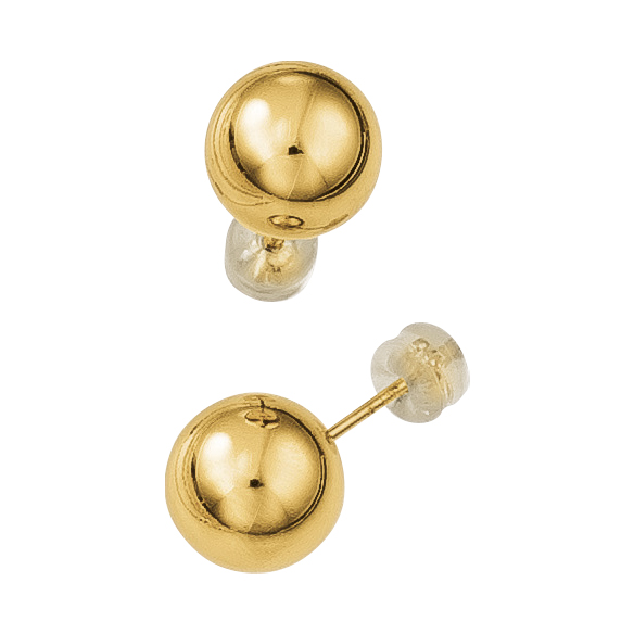 K18イエローゴールド ボールピアス 10mm | 高品質 金・プラチナ