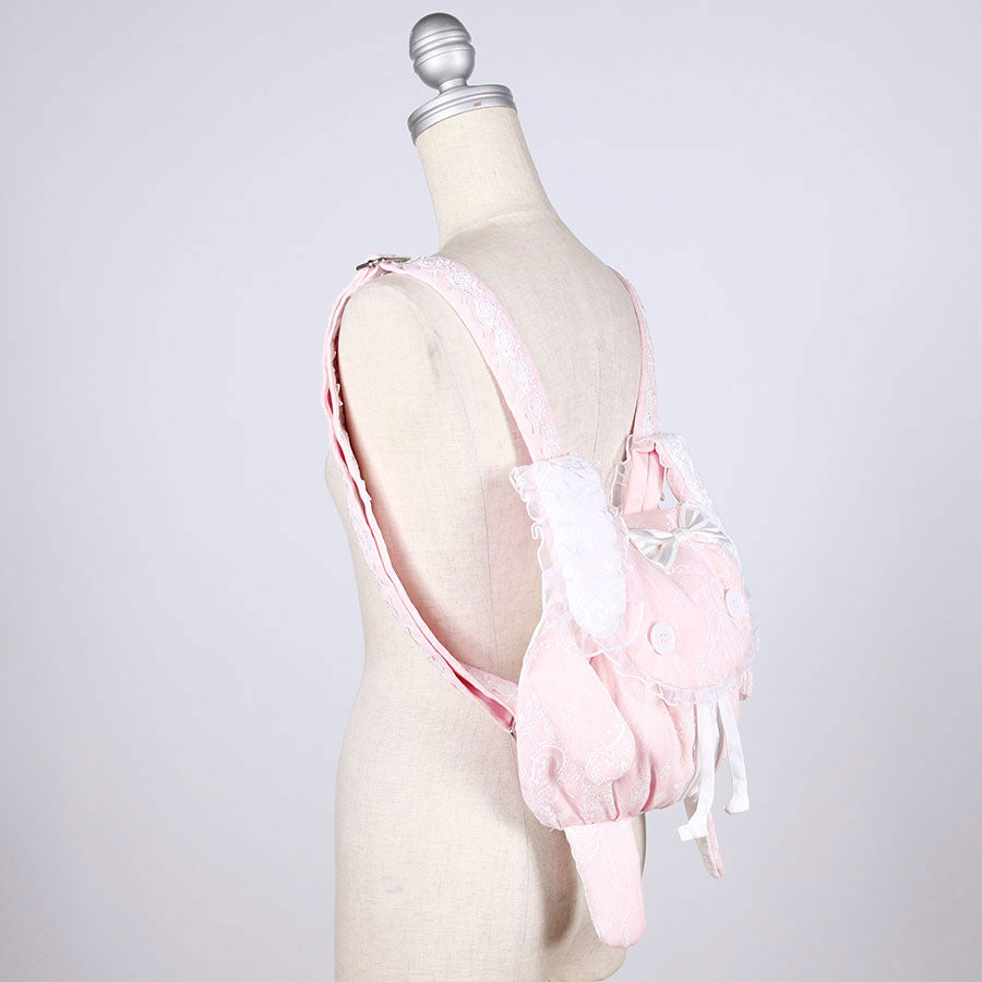 Lovely Bunny Frill Backpack / PK – h.NAOTO WEBSHOP