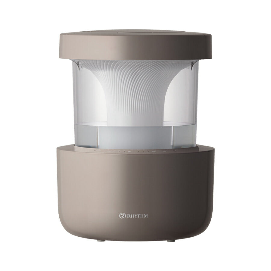 リズム MIST 350 超音波式 プールレス 加湿器 ウォームグレー