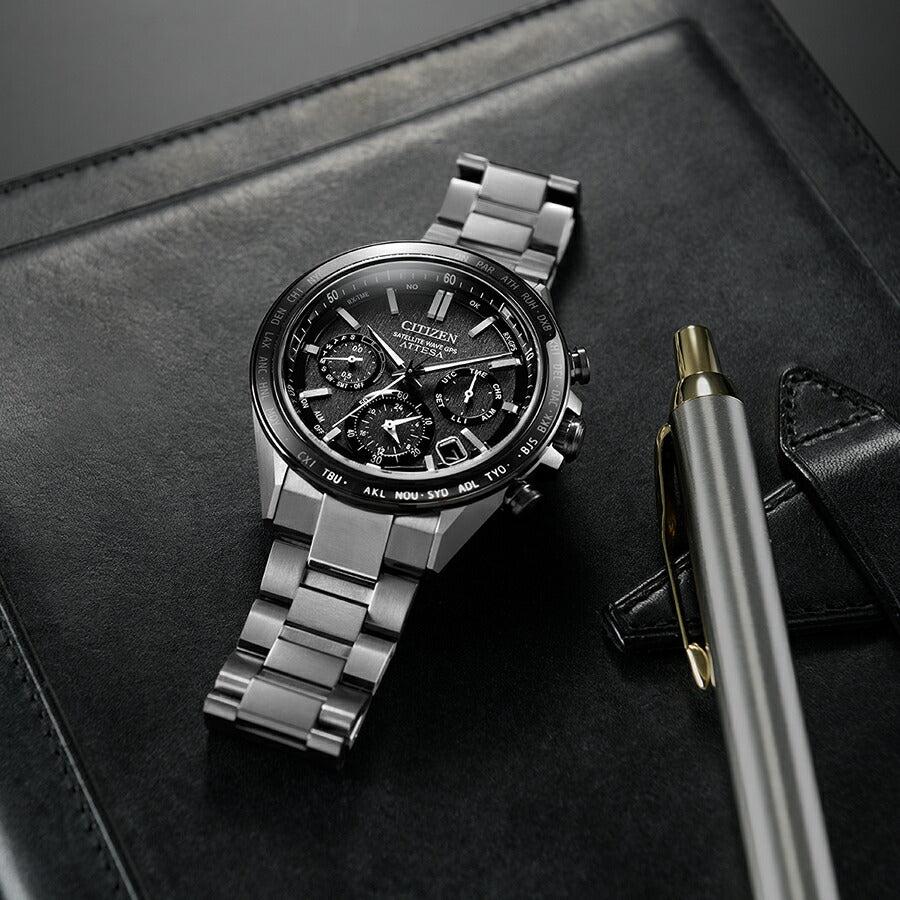 シチズン アテッサ アクトライン CC4058-67X メンズ ソーラー GPS衛星