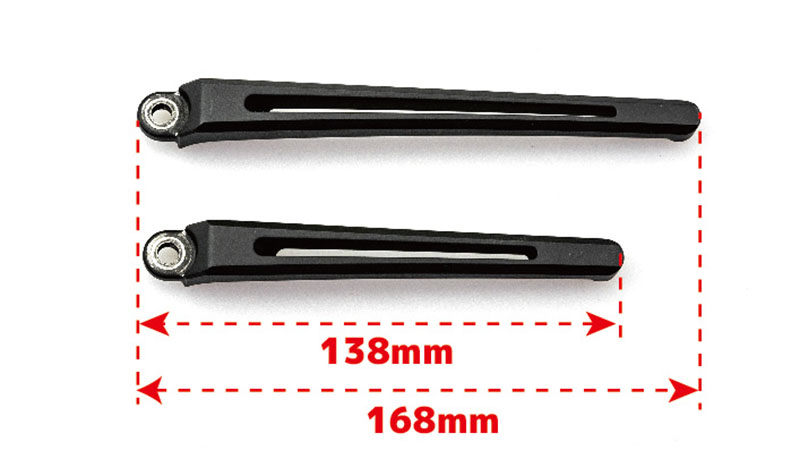 ミラー TECH11 オーバルエッジ ショートアーム ブラック/カーボン 片側