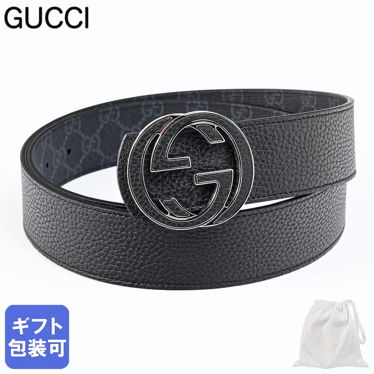 楽天市場】グッチ GUCCI ベルト GGレザー グッチシマ インター