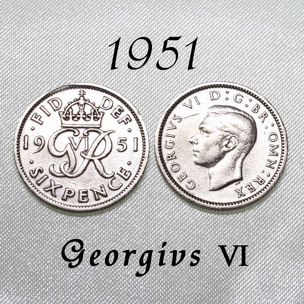楽天市場】【美品】 1955年 エリザベス2世 白銅貨 イギリス ハッピー