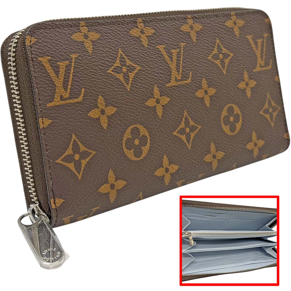 楽天市場】ルイヴィトン モノグラム ジッピーウォレット シルク
