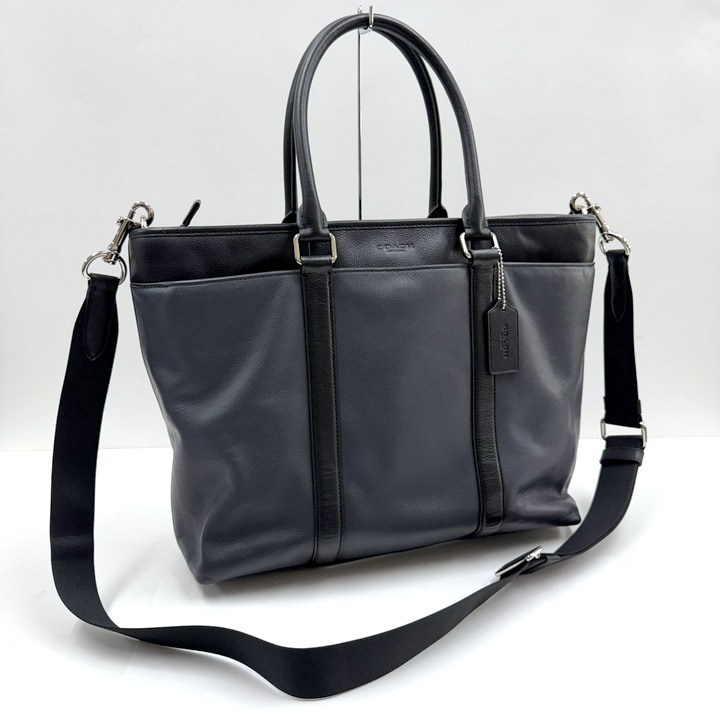 楽天市場】【中古】COACH （コーチ） 2way ﾚｻﾞｰﾄｰﾄﾊﾞｯｸﾞ バッグ