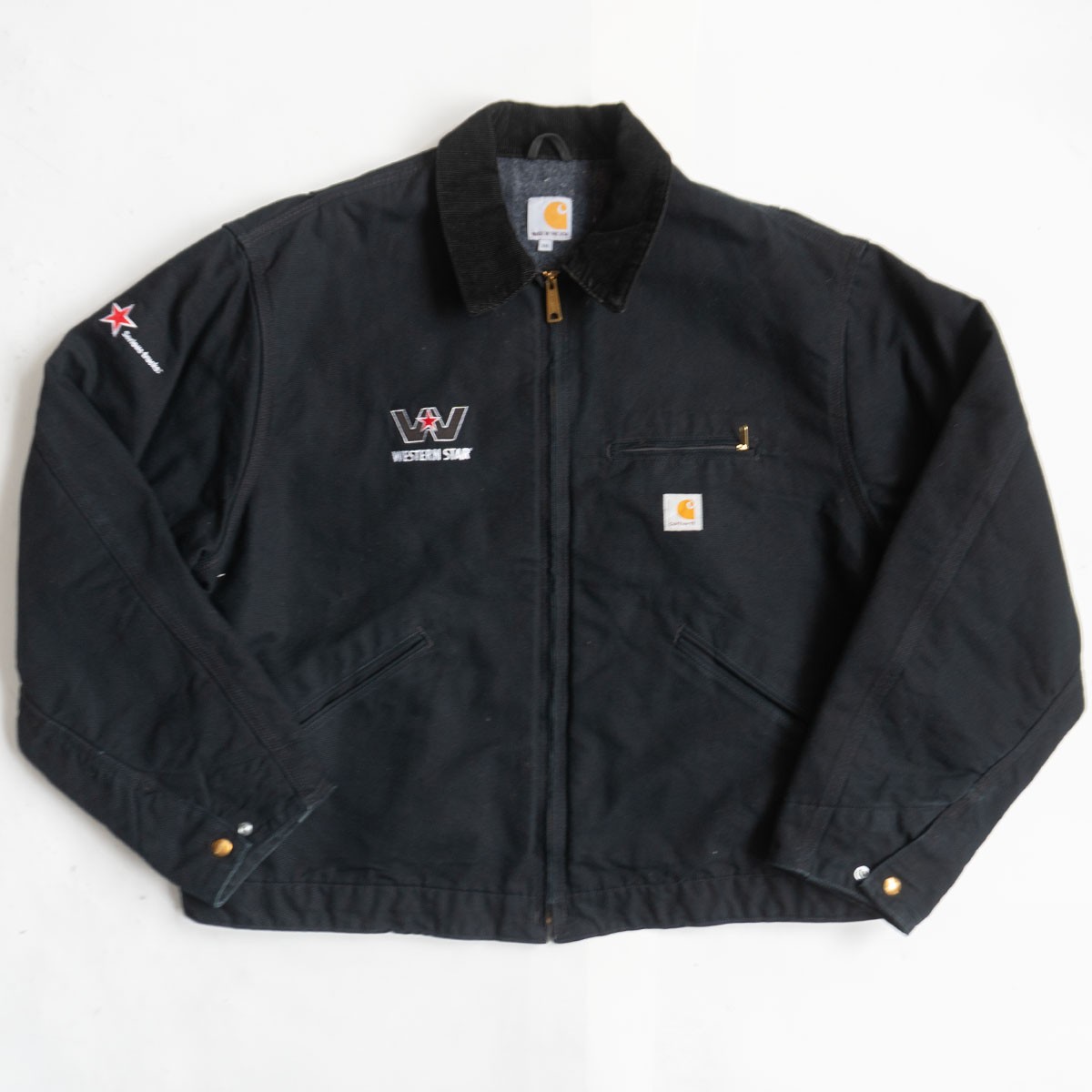 楽天市場】00s USA製 Carhartt J01 デトロイト ジャケット 黒 48TALL