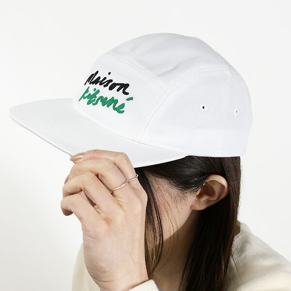 楽天市場】MAISON KITSUNE メゾンキツネ MINI HANDWRITING 5P CAP