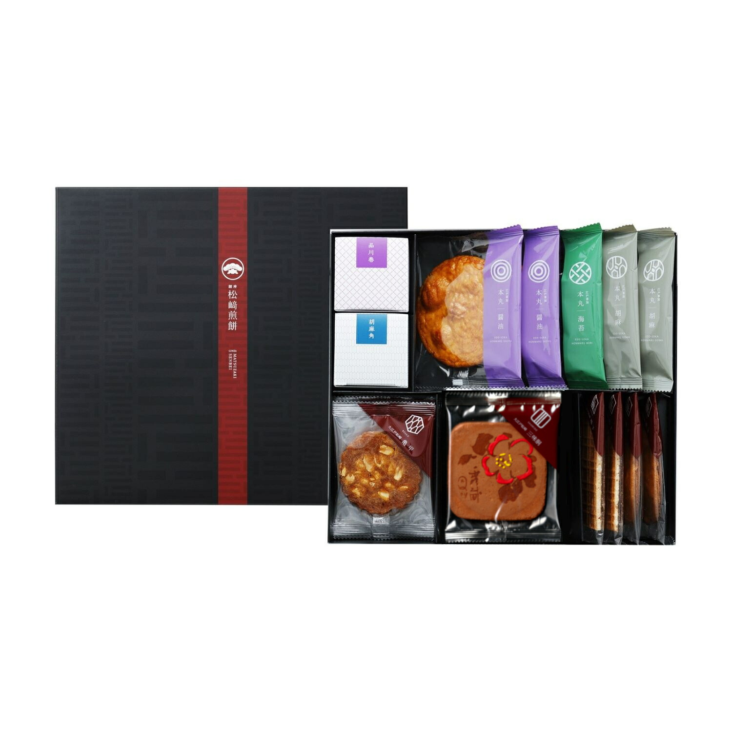 楽天市場】【銀座松崎煎餅】大江戸松崎格子詰合せ 12枚入り ギフト 個