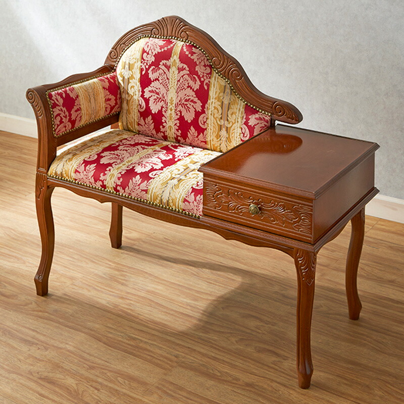 楽天市場】タロッコ テレフォンベンチ 幅96cm / 電話台 チェア