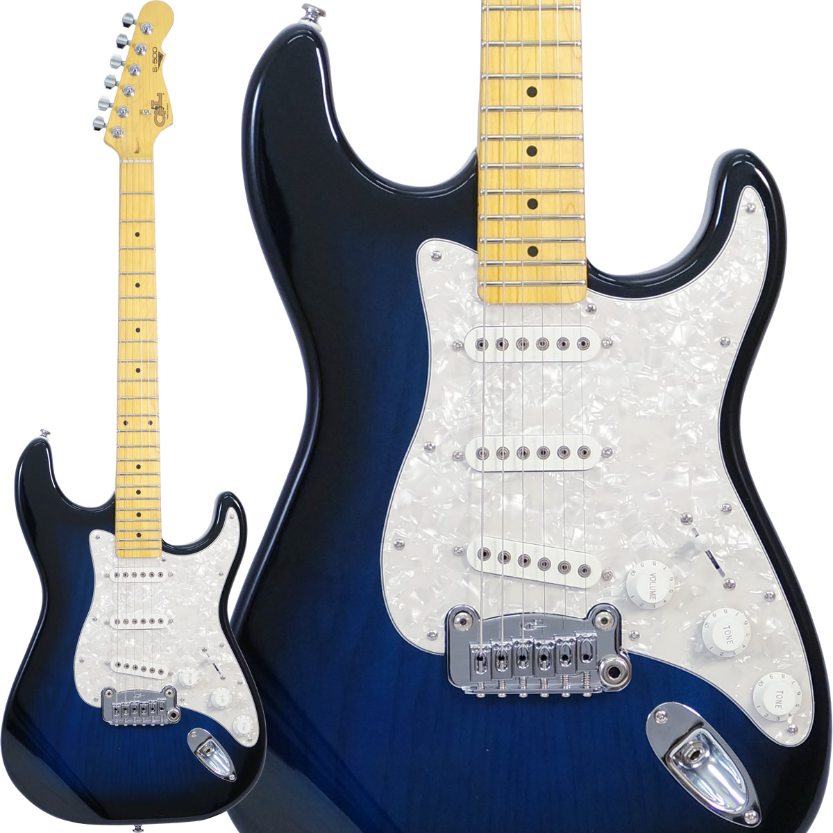 楽天市場】G&L Tribute Series S-500 (Blueburst/Maple