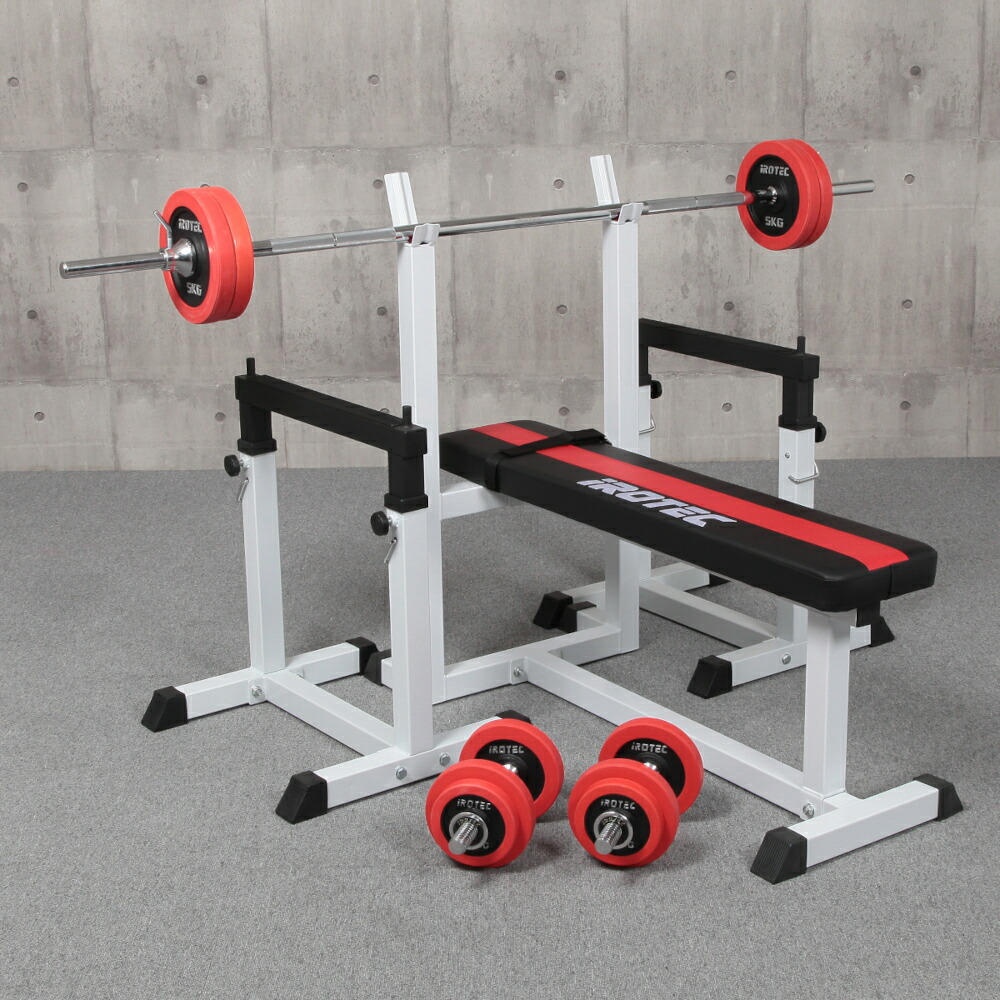 楽天市場】ベンチプレスセット IROTEC（アイロテック）ストレングス