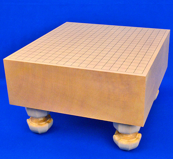 楽天市場】囲碁セット 新桂4寸足付碁盤セット(蛤碁石25号・木製碁笥栗