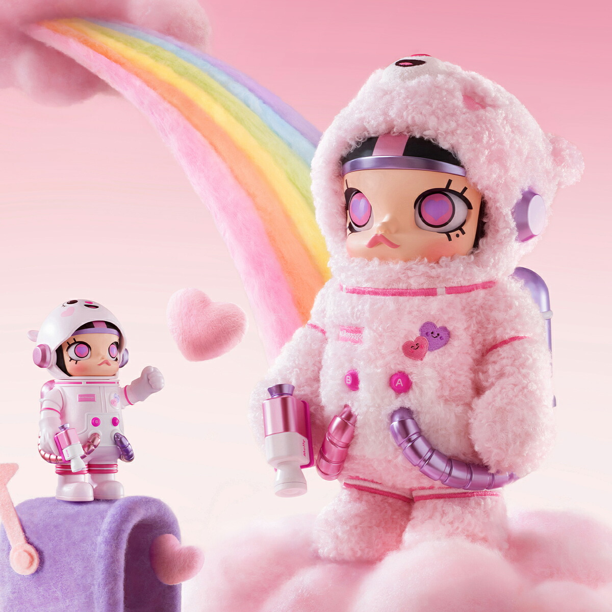 楽天市場】MEGA コレクション 400％ SPACE MOLLY Daisy : POP MART