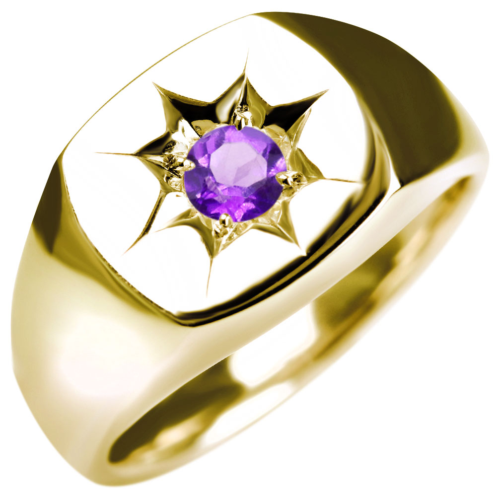 楽天市場】サファイア リング 18金 メンズ 9月誕生石 指輪 ゴールド