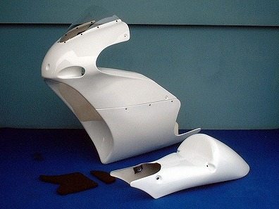 楽天市場】CLEVER WOLF クレバーウルフ 耐久ハーフカウル TRX850