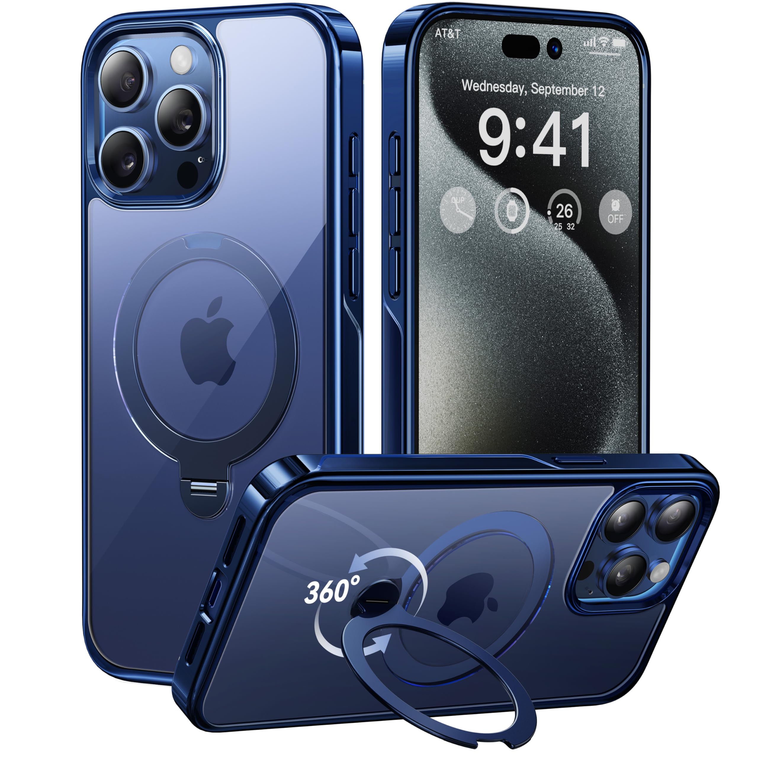 楽天市場】【透き通る上質感・定点360°回転】CASEKOO iPhone 15 Pro