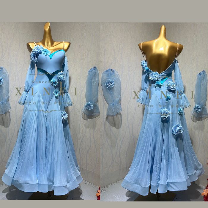 楽天市場】【すぐ届く！】社交ダンスドレス ダンス衣装 発表会