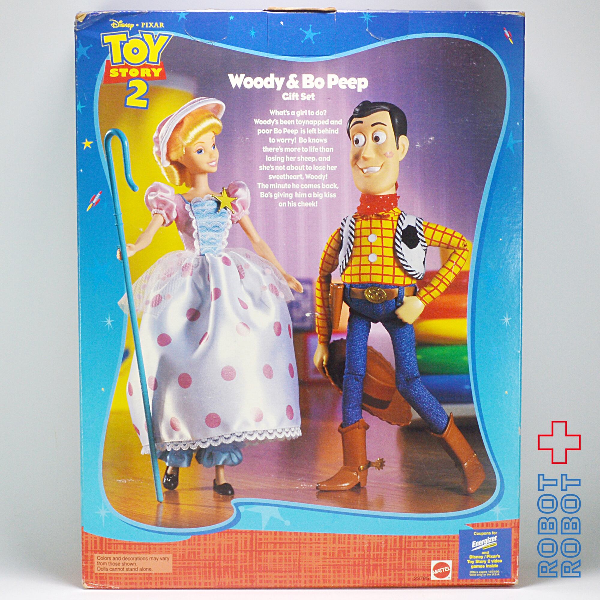 マテル社 トイストーリー2 ウッディ＆ボー・ピープ ギフトセット 箱入