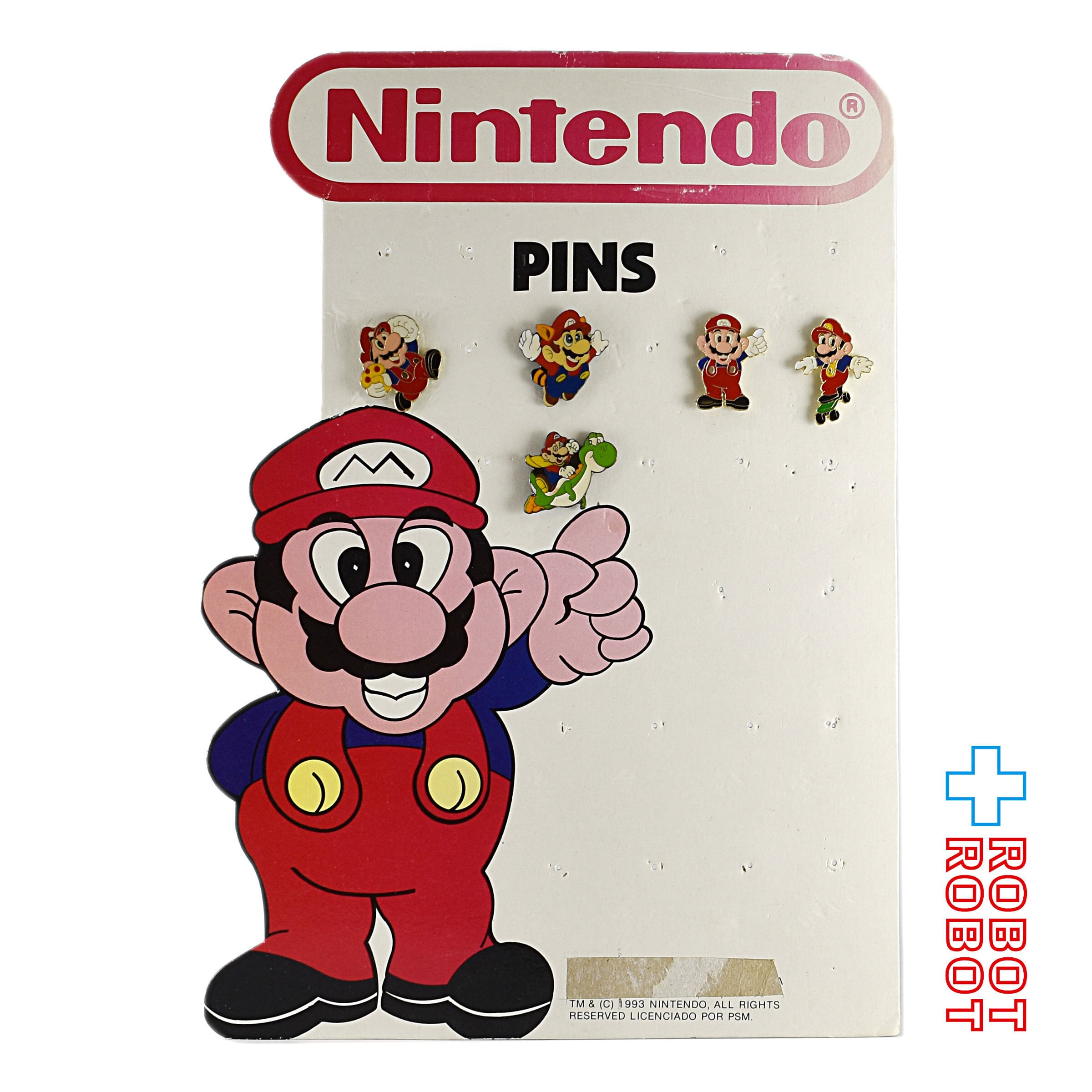 ニンテンドー スーパーマリオ ピンズ 5種セット 台紙付き – ROBOTROBOT