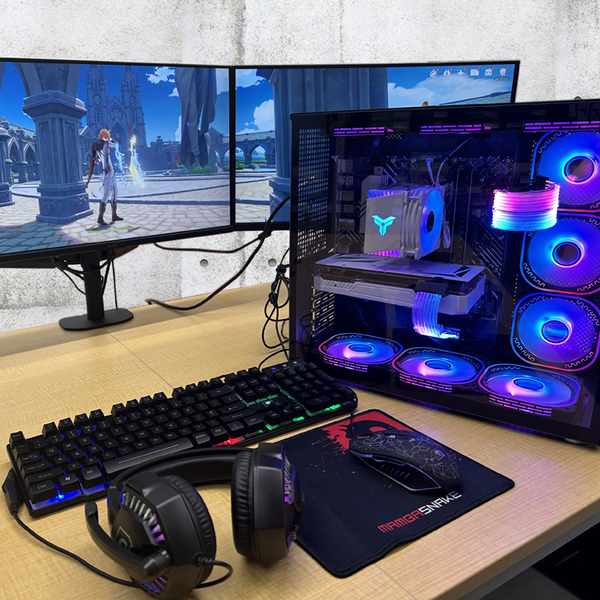 Whatfun トリプルモニタ 3画面 新品ゲーミングPC AURORA R26-I512-KI-3