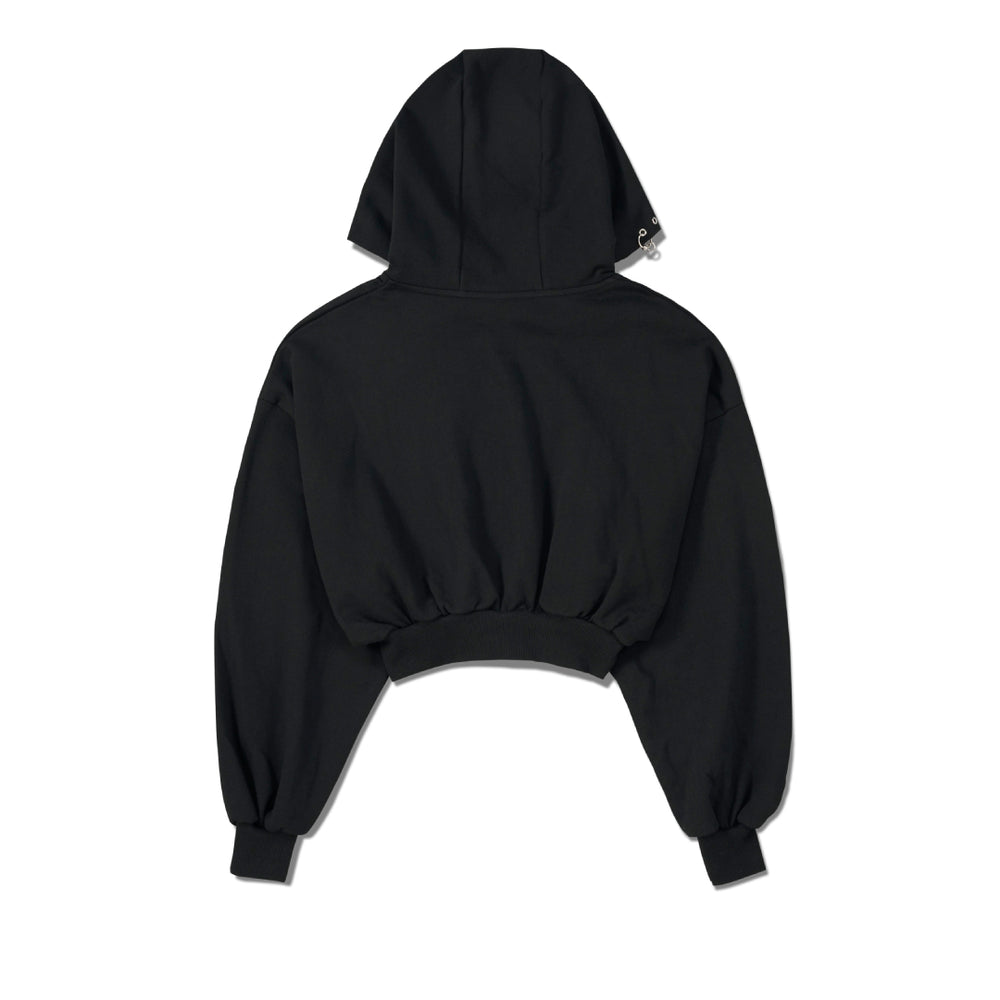 Ships sequentially from early April onward》Cropped Zip Hoodie
