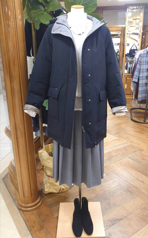 ⭐新作⭐リバーシブルフーディーダウンコート⭐ | マドモアゼル