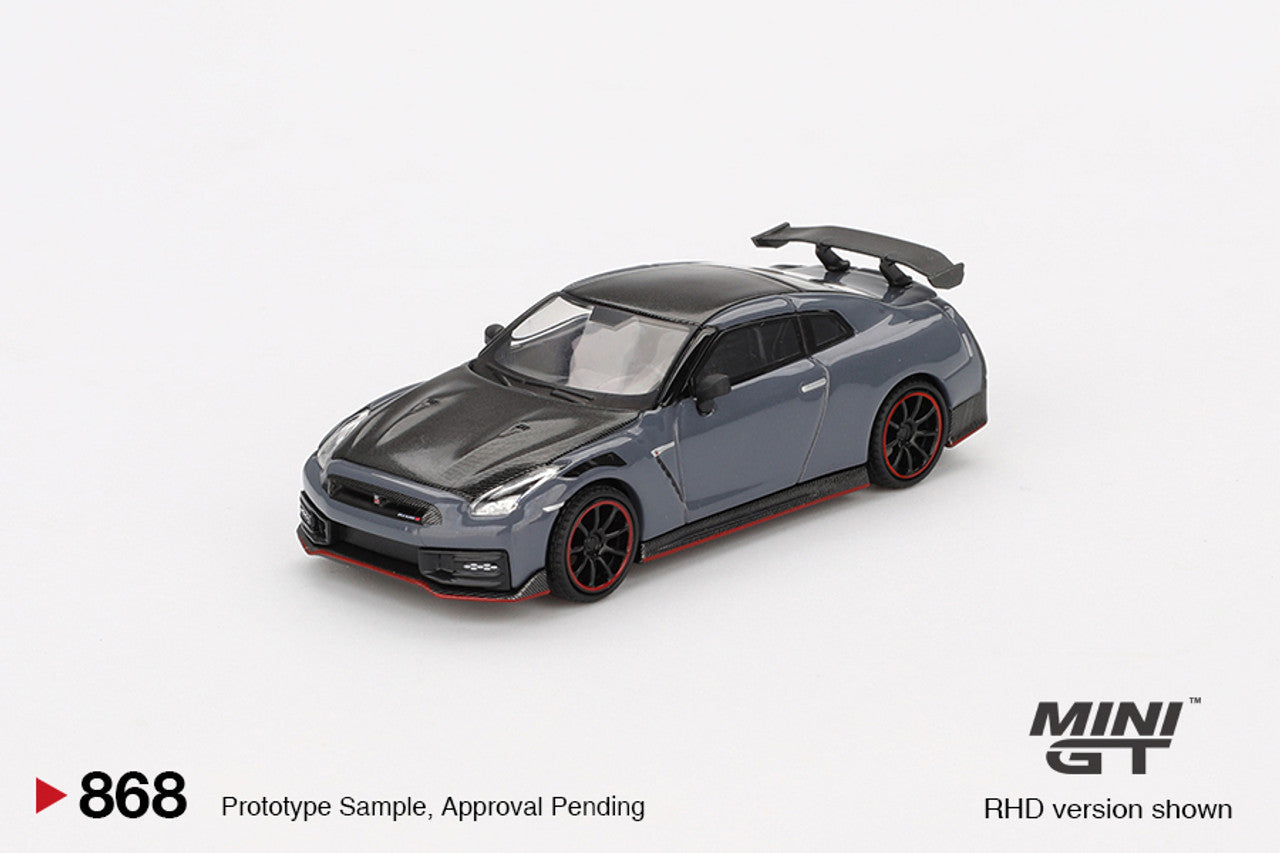 Mini GT 1:64 Nissan GT-R Nismo 2024 NISMO Stealth Gray – DiecastTalk