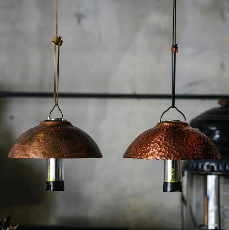 Neru Design｜Cooper GZ shade｜紅銅錘紋燈罩