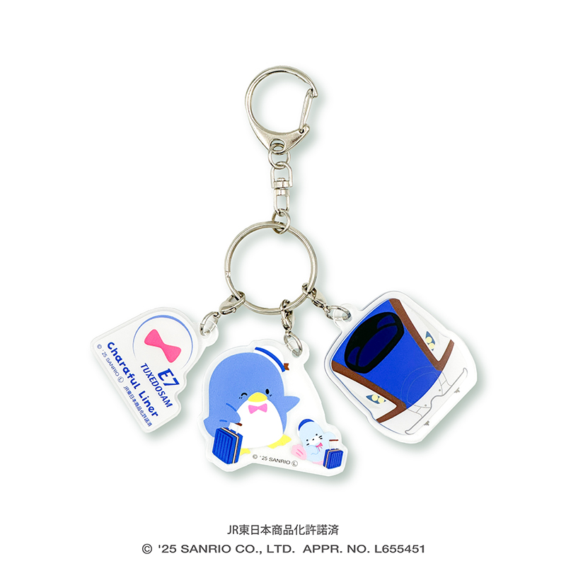 サンリオキャラクターズCL2 3連アクリルキーホルダー（タキシードサム