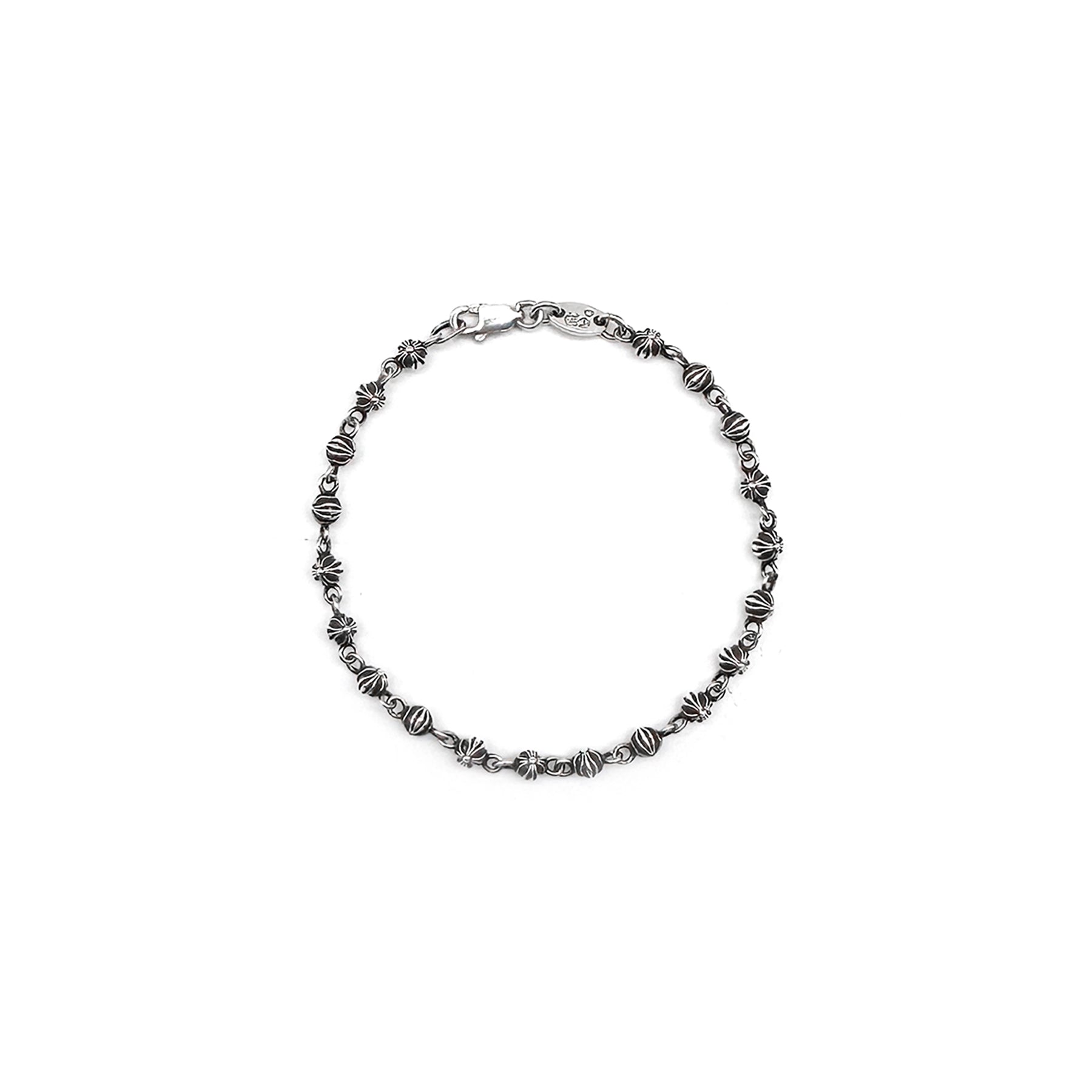Chrome Hearts 925 Silver Cross Ball Bracelet - SRM – SHENGLI ROAD