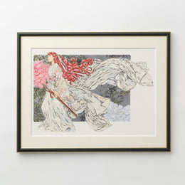 十二国記」山田章博 複製原画『久遠の庭』【再販】 – 新潮ショップ