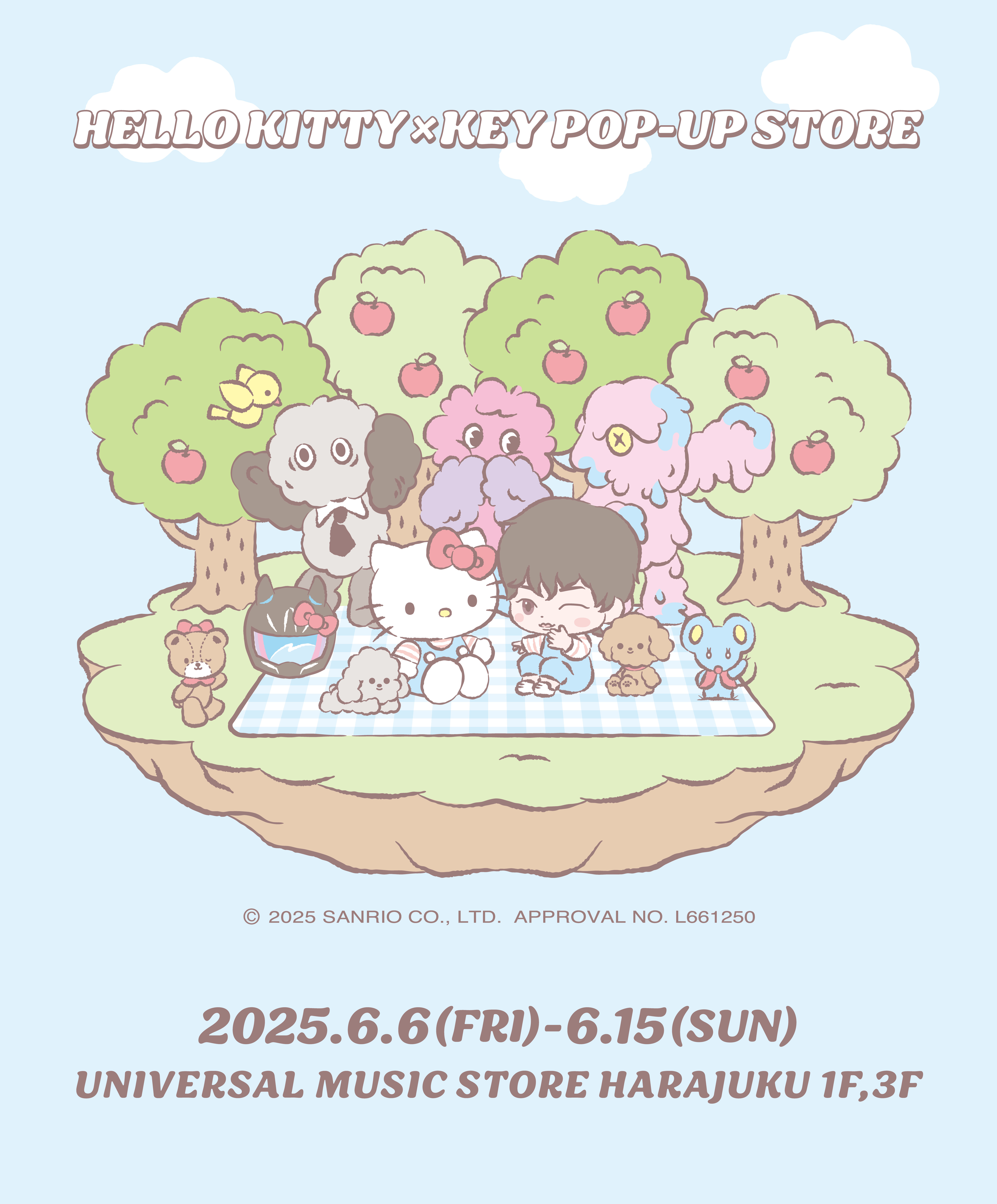 HELLO KITTY×KEY POP-UP STORE』が開催決定！ ※6月9日(月)追記