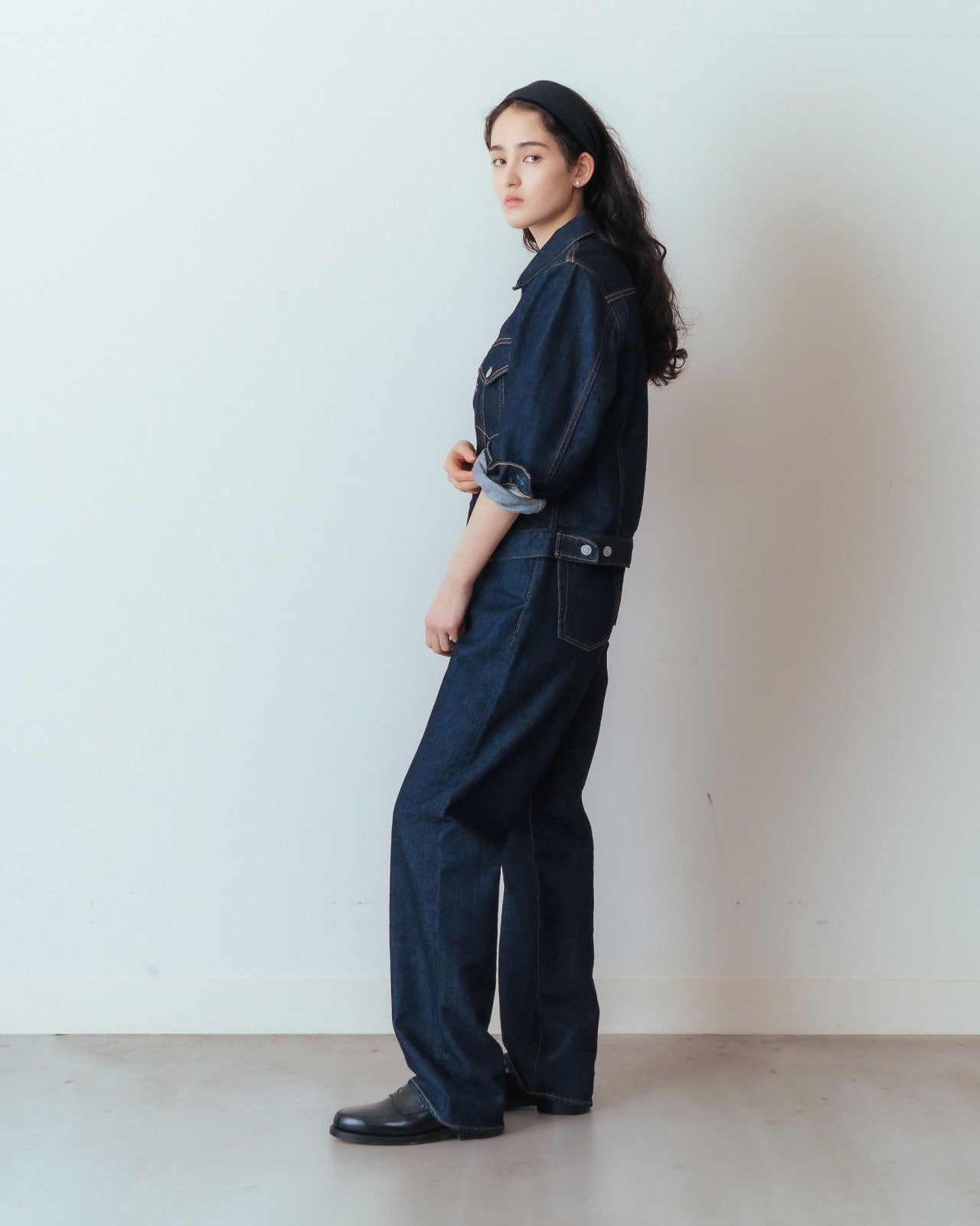 Shinzone（シンゾーン）】MARILYN DENIM(NAVY) デニムパンツ