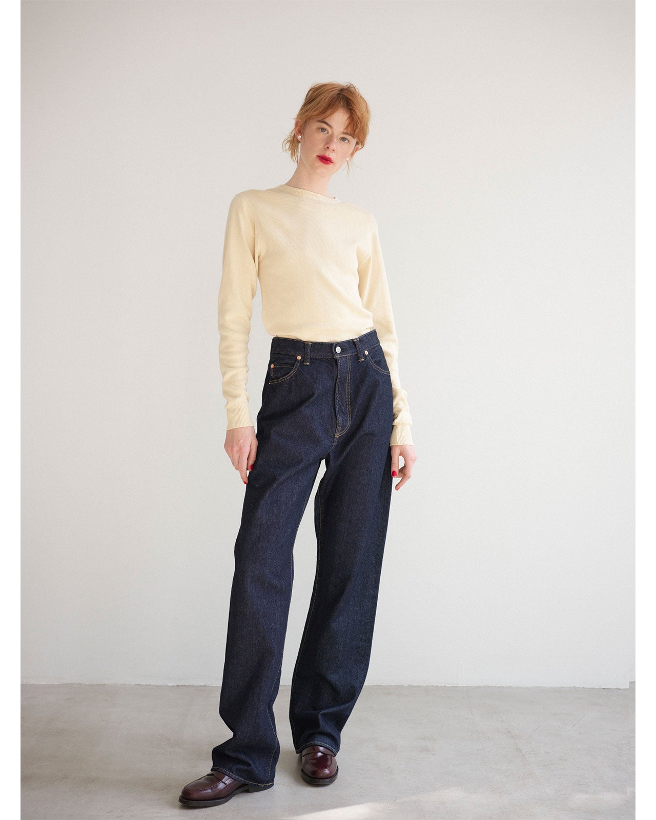 Shinzone（シンゾーン）】MARILYN DENIM(NAVY) デニムパンツ