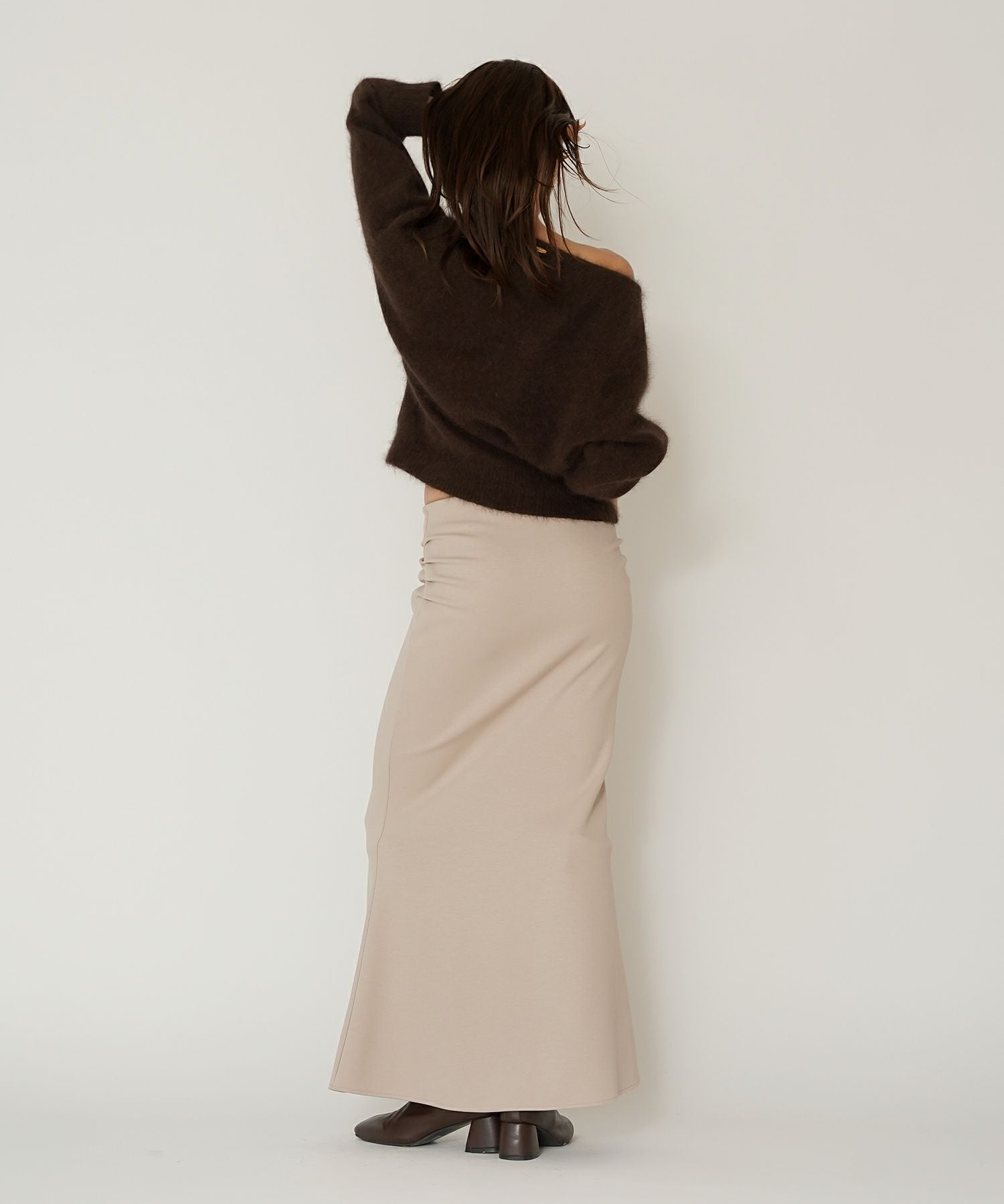 アンゴラ ファー オフショル ニット KINO THE KEI 全3色｜ktk441-0141