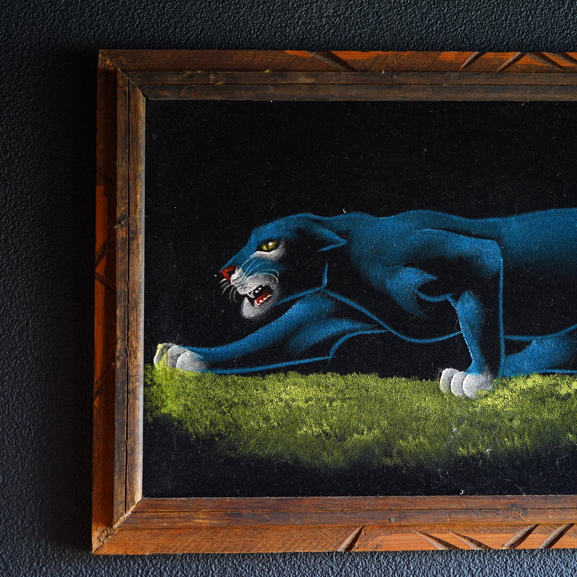 70s ビンテージ ベルベットピクチャー Esovivel ネイティブ 絵画 70S