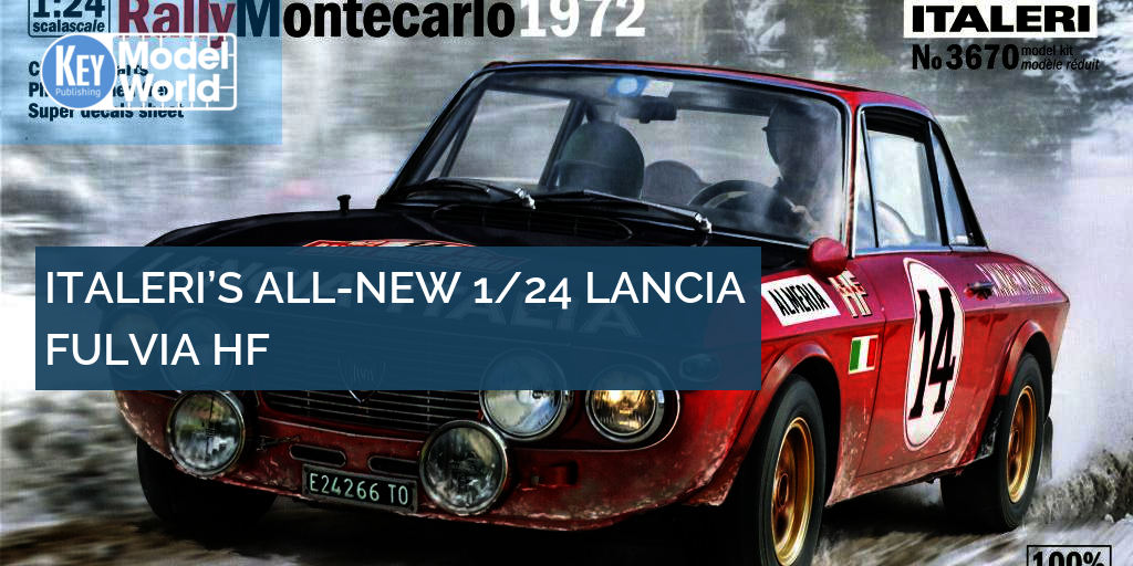 Italeri's new-tool 1/24 Lancia Fulvia HF MC Rally