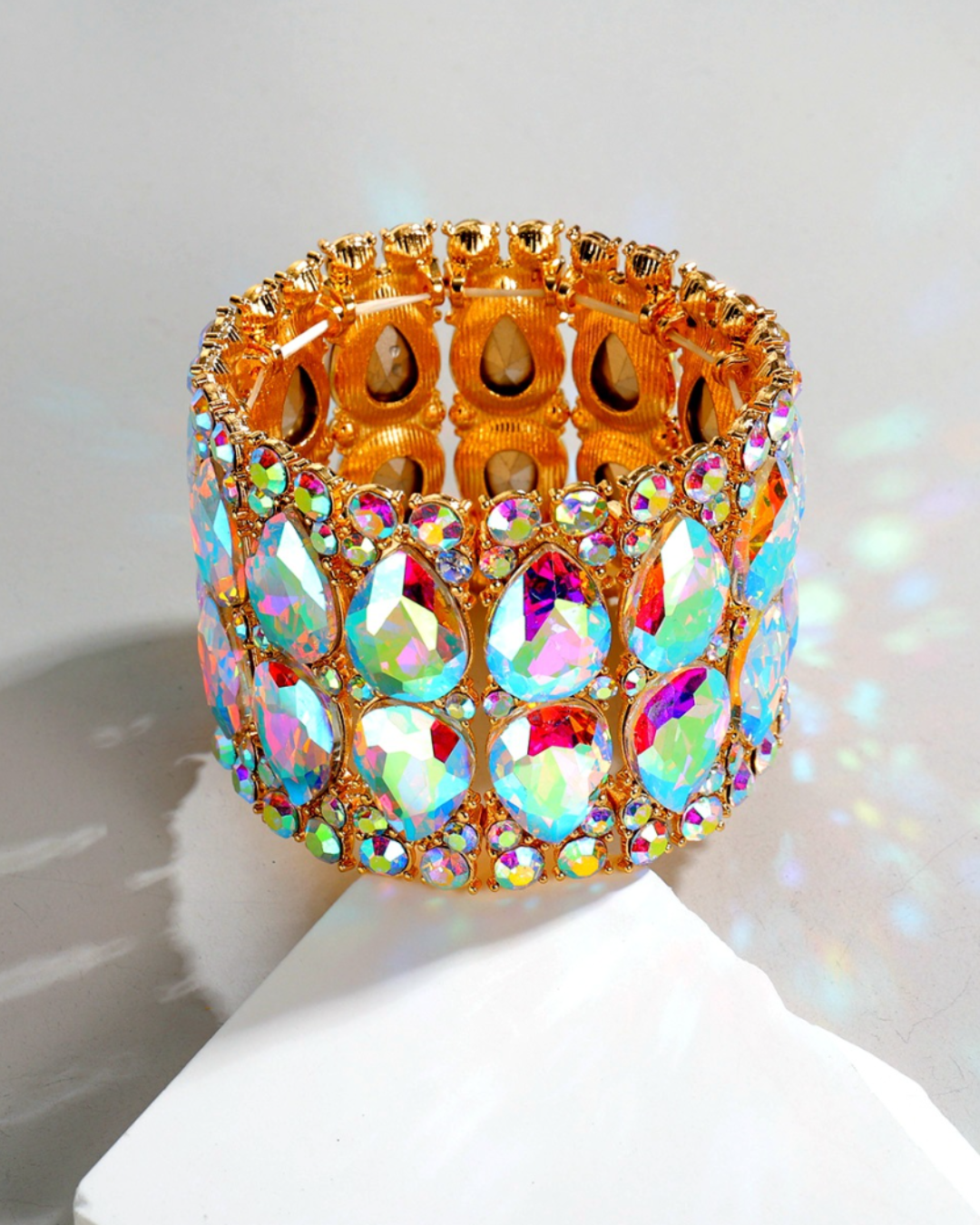 送料無料】ベリーダンス クリスタル ビジュー ブレスレット バングル