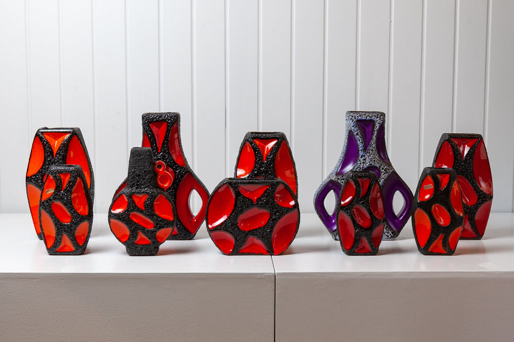 花瓶・フラワースタンド fatlava 西ドイツ製 fatlava 花器 ファット