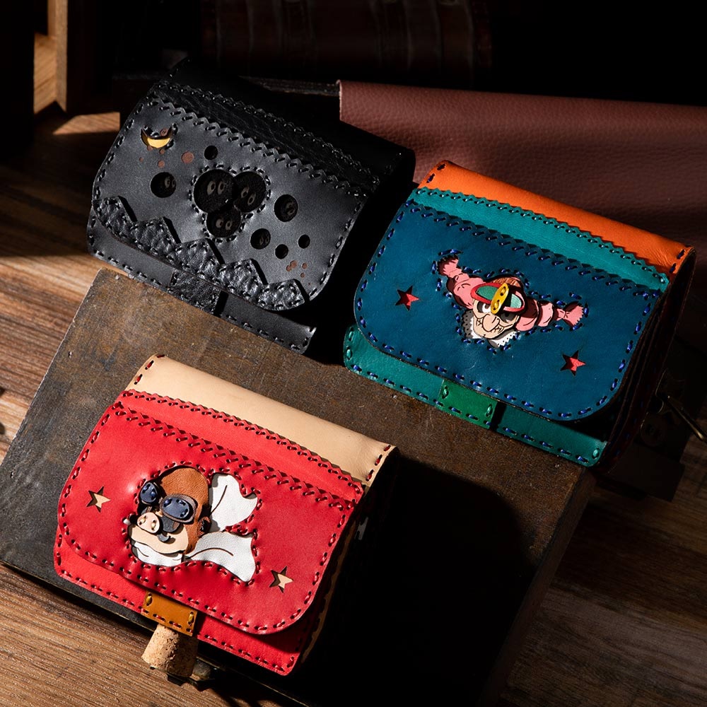 Gorgeous handmade, made-in-Japan Ghibli leather wallets return to