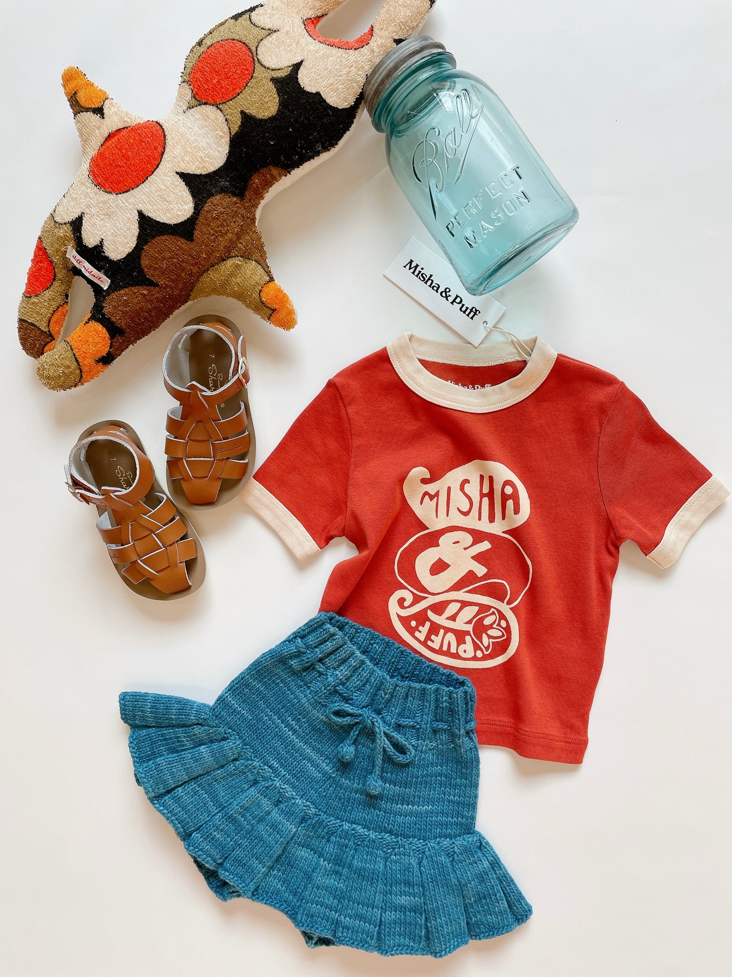 Misha&Puff+ Skating pond skirt - Prussian Blue – slow. editions