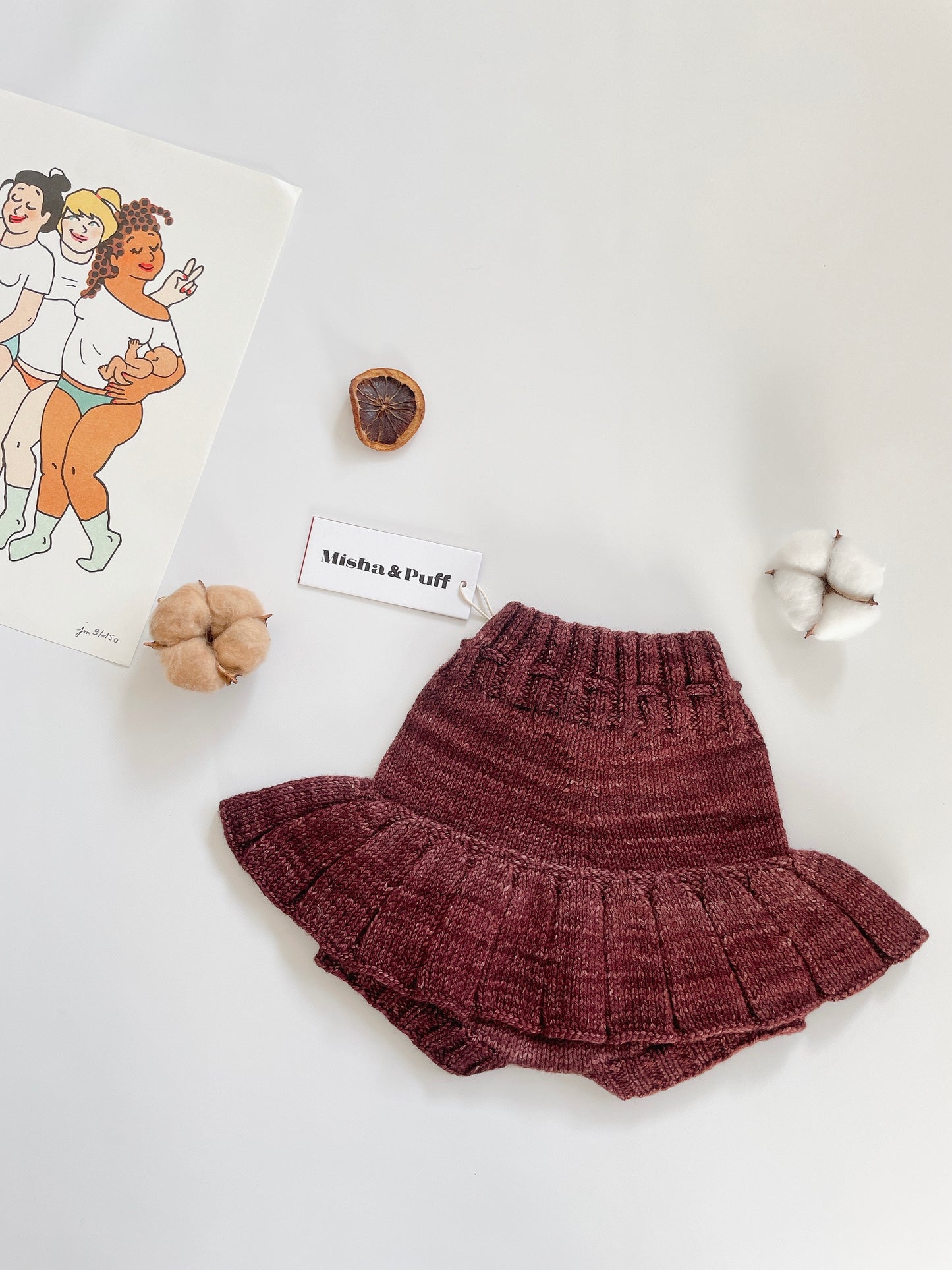 Misha&Puff+ Skating pond skirt - fig – slow. editions