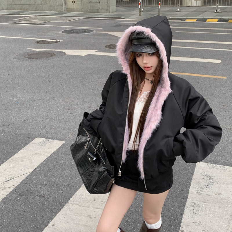 リバーシブルファージャケット（3COLOR）AJ1165 – SNACC