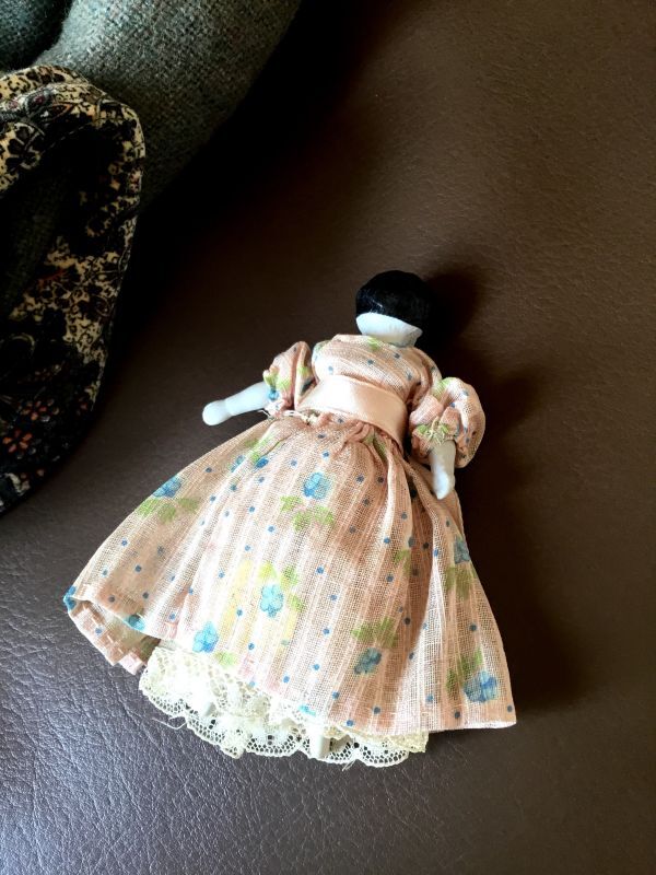 小さなチャイナヘッドドール 10、5cm ドールハウス アンティーク