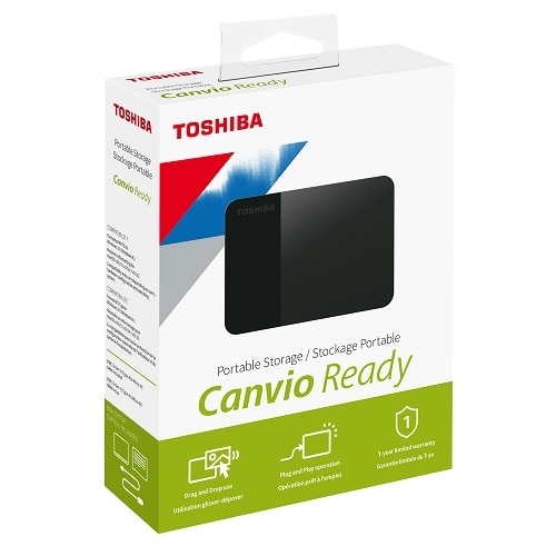 Toshiba Canvio Ready HDTP340XK3CA 4 TB Portable Hard Drive
