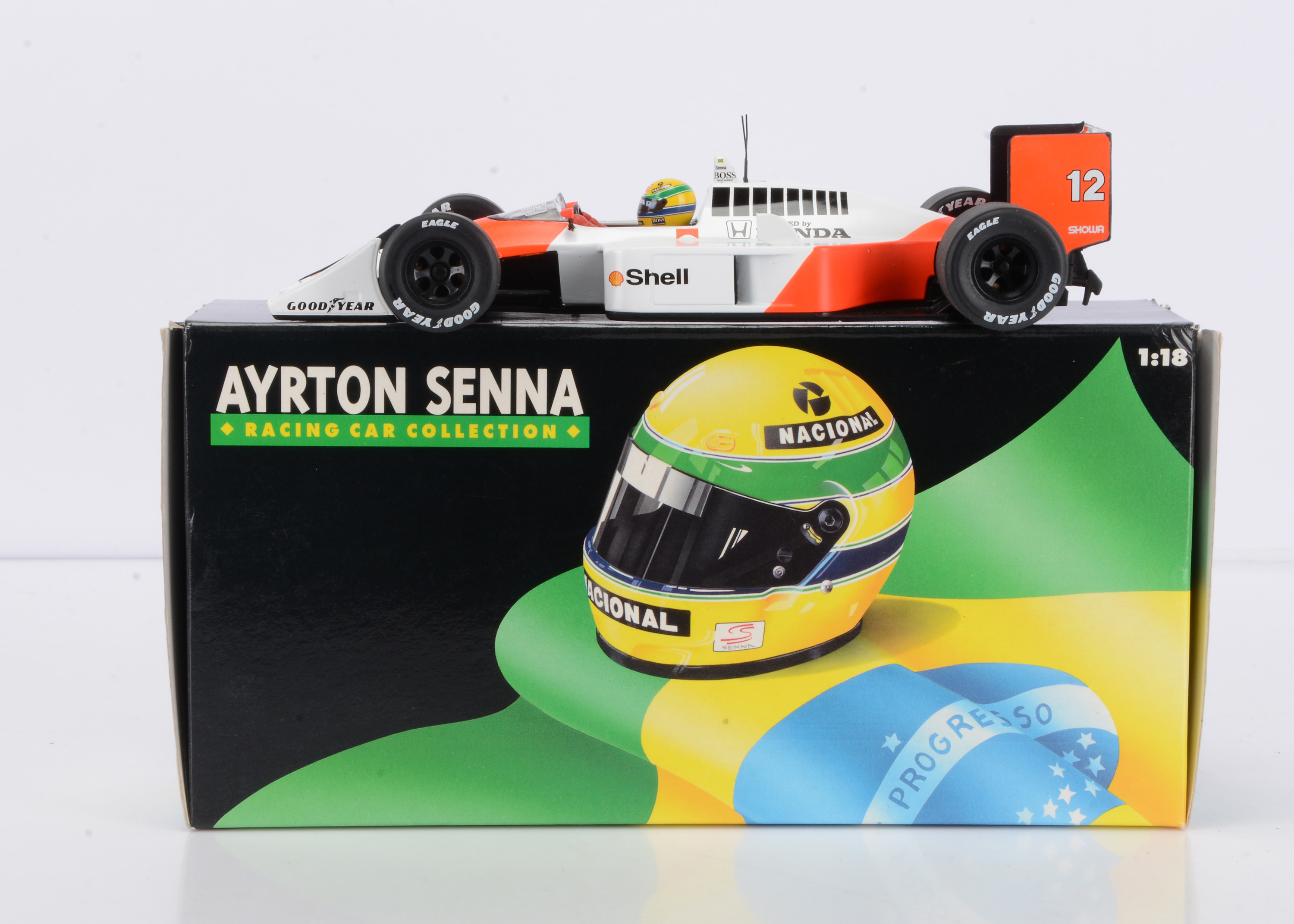 Lot 199 - Ayrton Senna Racing Car Collection 1:18