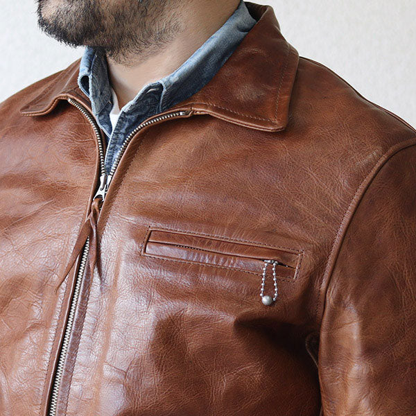 CALIFORNIAN JACKET / EARLY 1950s STYLE MOTORCYCLE JACKET / HORSE